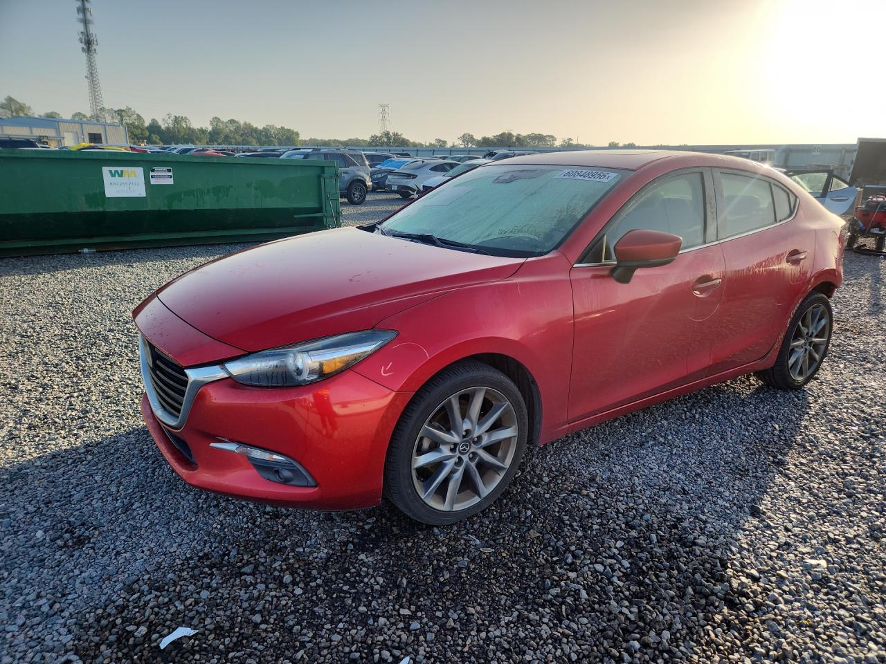 2018 Mazda 3 Grand Touring, VIN 3MZBN1W35JM213717 — Rear end
