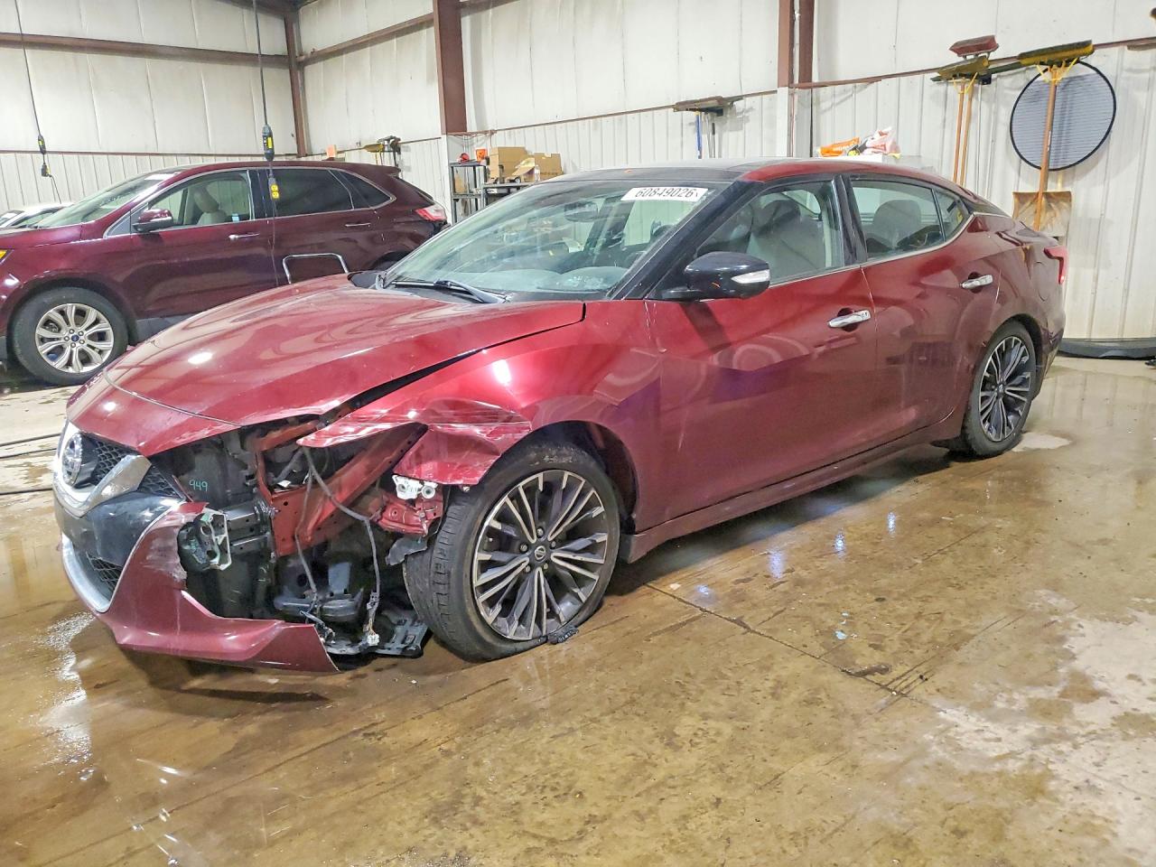 2017 Nissan Maxima SV, VIN 1N4AA6AP9HC419156 — Перед