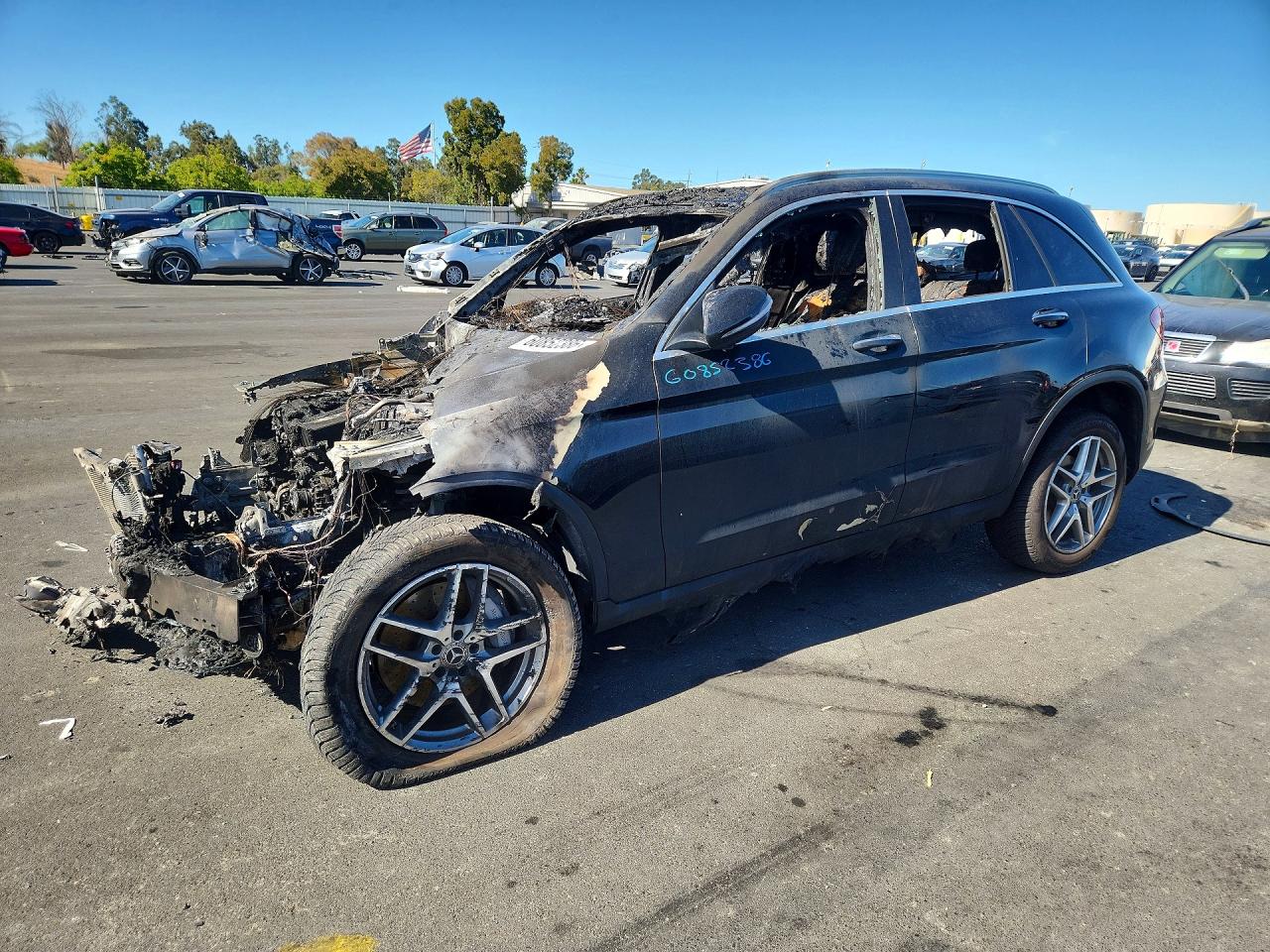 2018 Mercedes-Benz GLC 300, VIN WDC0G4KB0JV062711 — Burn
