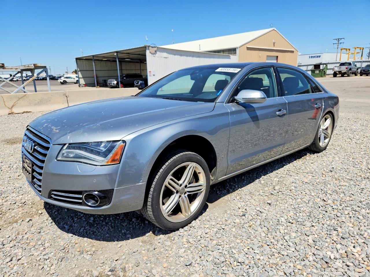 2013 Audi A8 3.0L, VIN WAURGAFD0DN019947 — Зад
