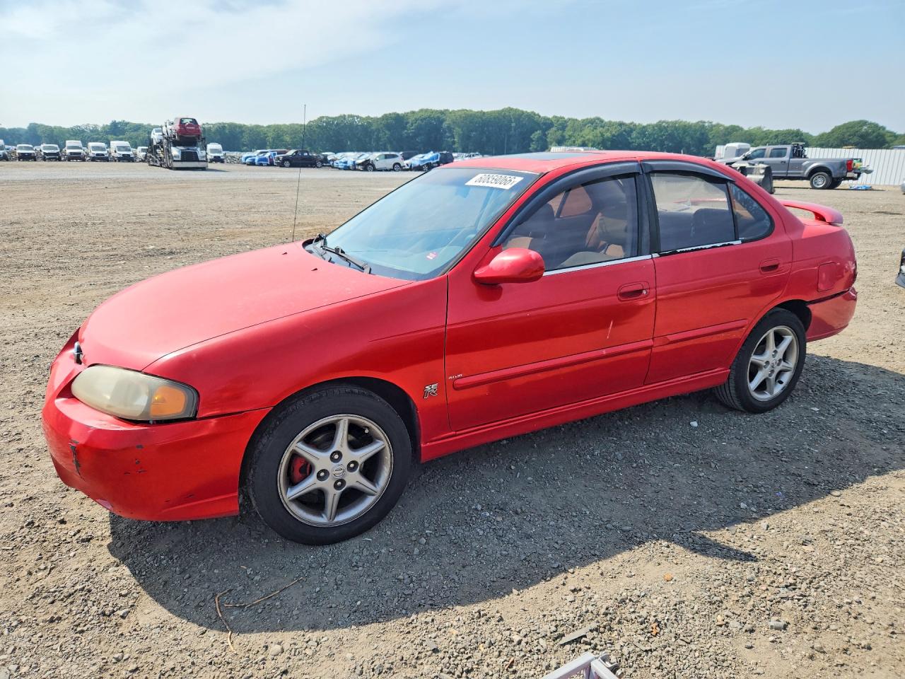 2003 Nissan Sentra SE-R Spec V, VIN 3N1AB51D13L722536 — Rear end