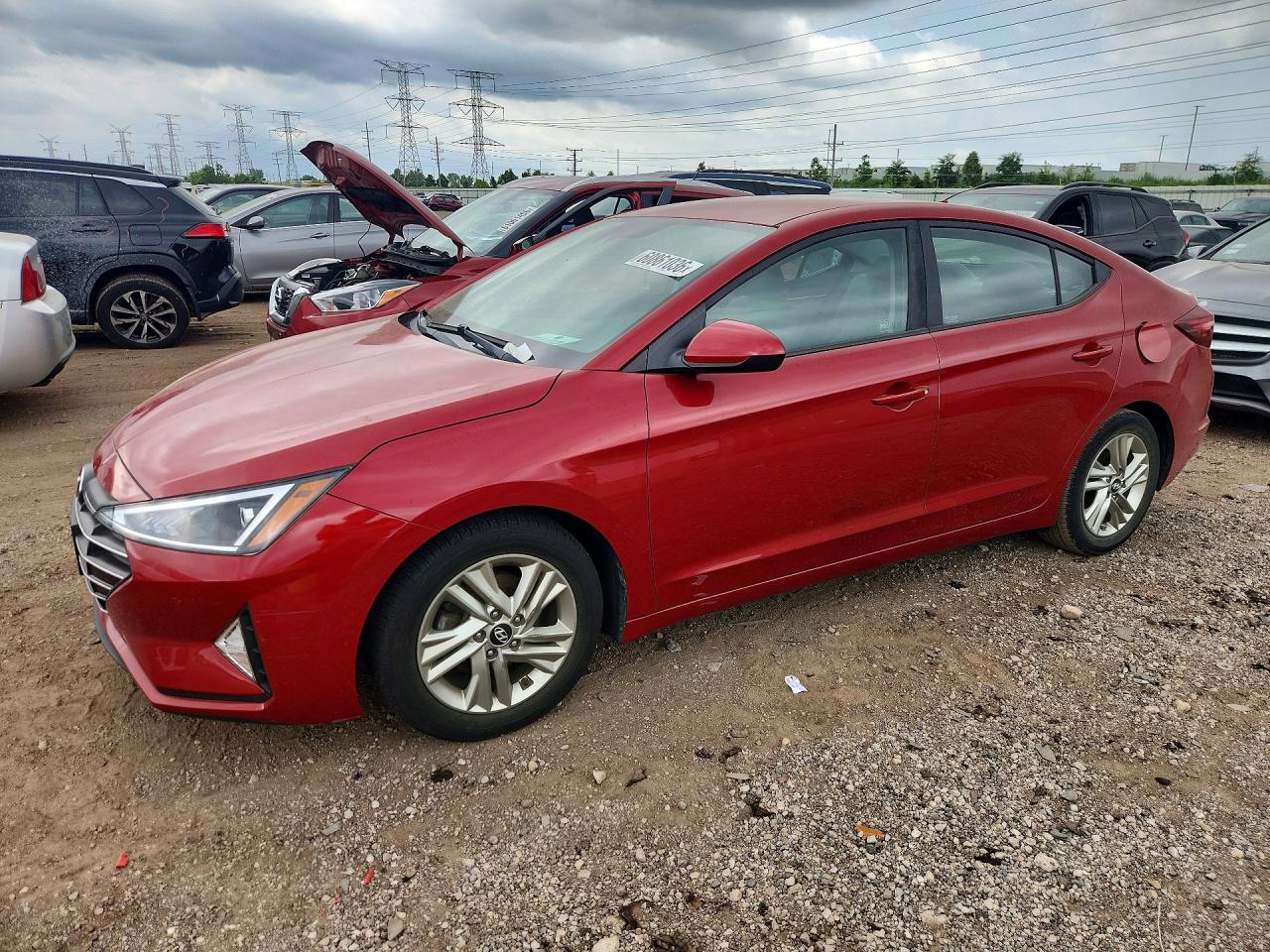 2019 Hyundai Elantra SEL, VIN 5NPD84LF0KH465692 — Water / flood