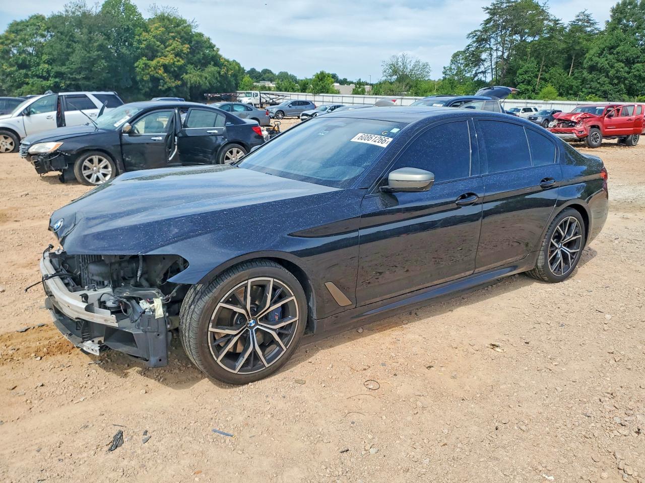 2021 BMW 5 Series M550i xDrive, VIN WBA13BK03MCF31993 — Front end