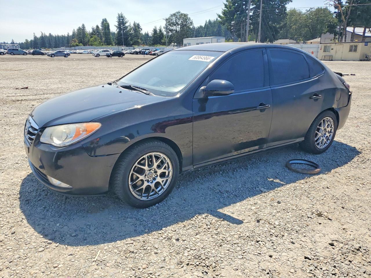2010 Hyundai Elantra GLS, VIN KMHDU4AD0AU888995 — Rear end