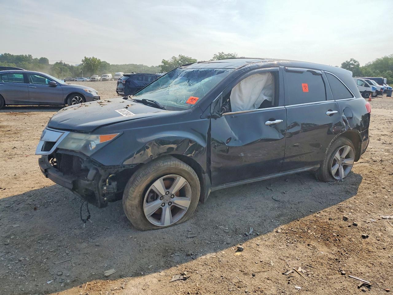 2012 Acura MDX Technology, VIN 2HNYD2H36CH505665 — Rollover