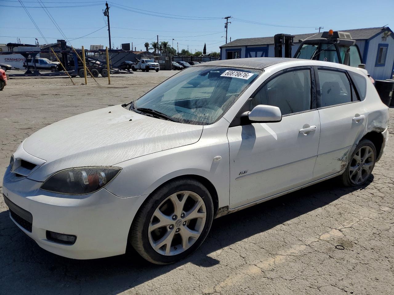 2007 Mazda 3 S Grand Touring, VIN JM1BK344671646620 — Rear end