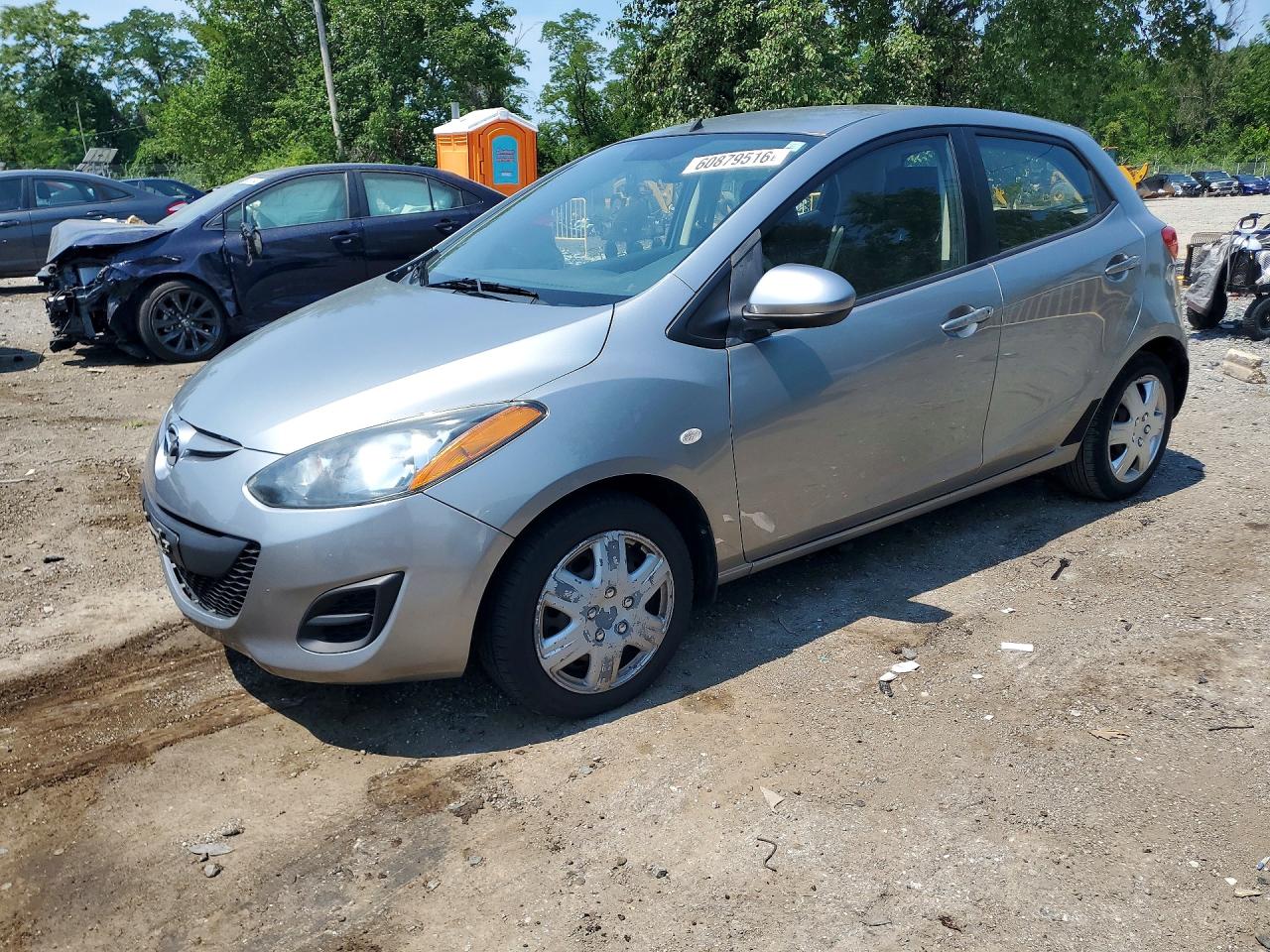 2012 Mazda 2 Sport, VIN JM1DE1KY5C0132381 — Front end