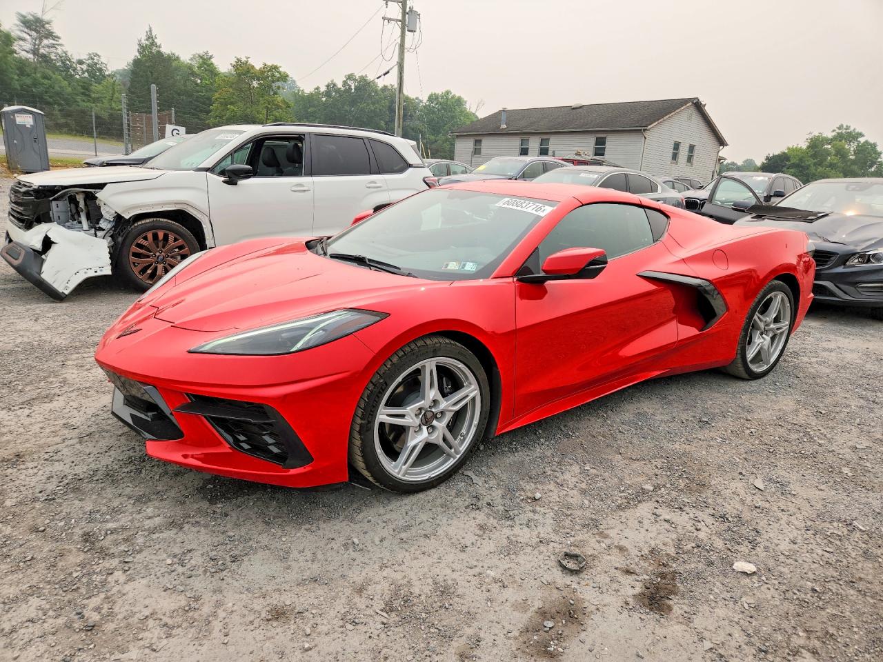 2023 Chevrolet Corvette 1LT, VIN 1G1YA2D43P5141269 — Rear end
