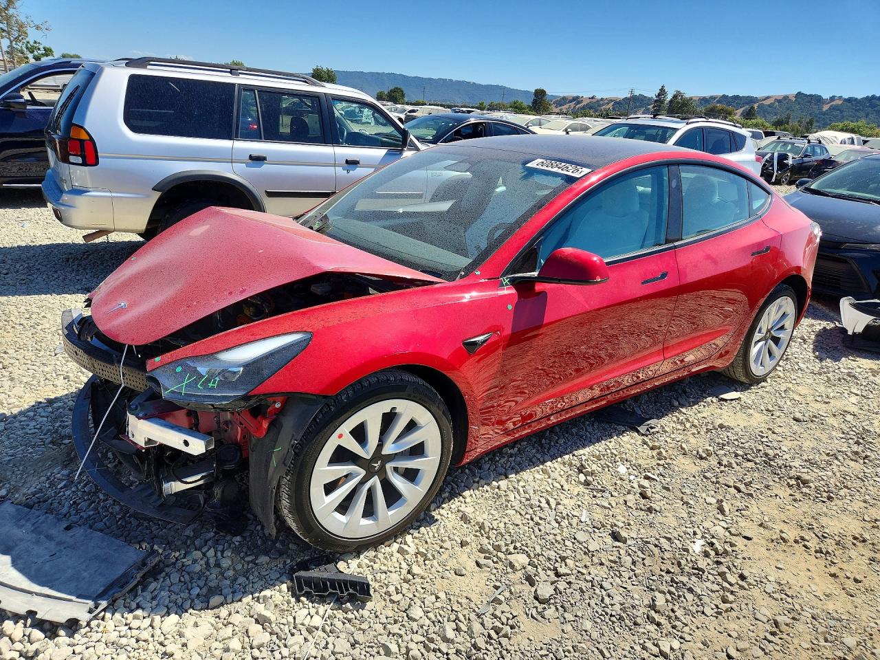 2023 Tesla Model 3, VIN 5YJ3E1EA4PF621064 — Roof