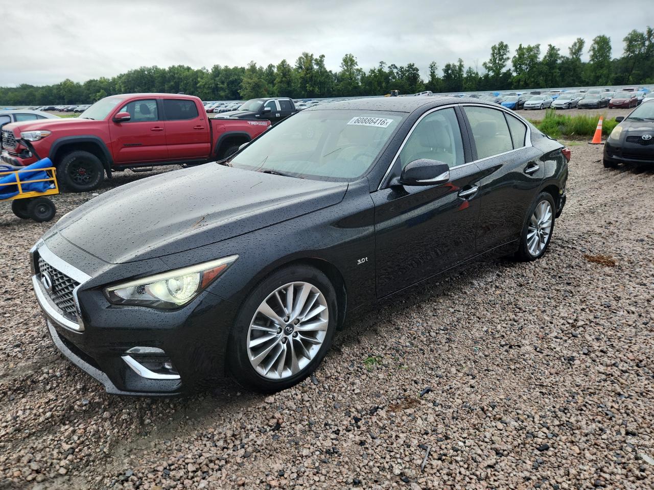 2019 Infiniti Q50 Luxe, VIN JN1EV7AP4KM510152 — Зад