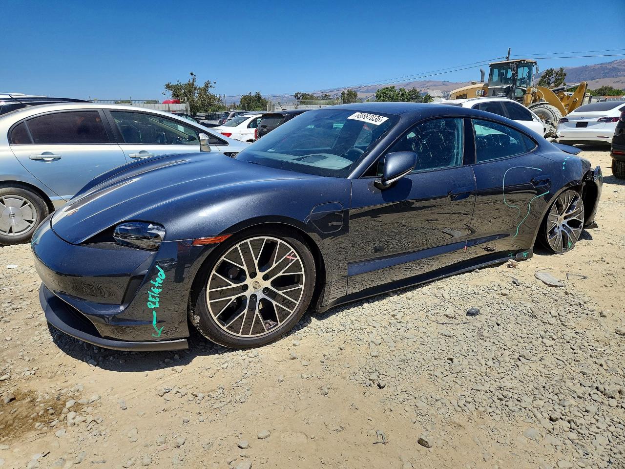 2021 Porsche Taycan, VIN WP0AA2Y10MSA17971 — Rear end