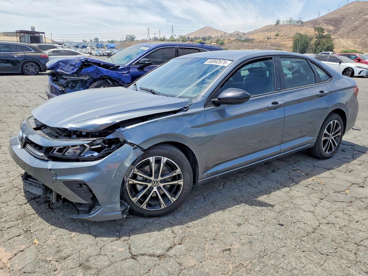 2025 Volkswagen Jetta Sport, VIN 3VWBX7BU9SM074236 — Front end