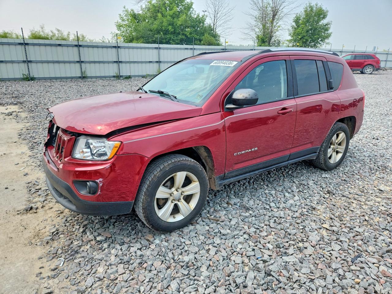 2012 Jeep Compass Latitude, VIN 1C4NJDEB9CD524684 — Фото с аукциона 1 of 6