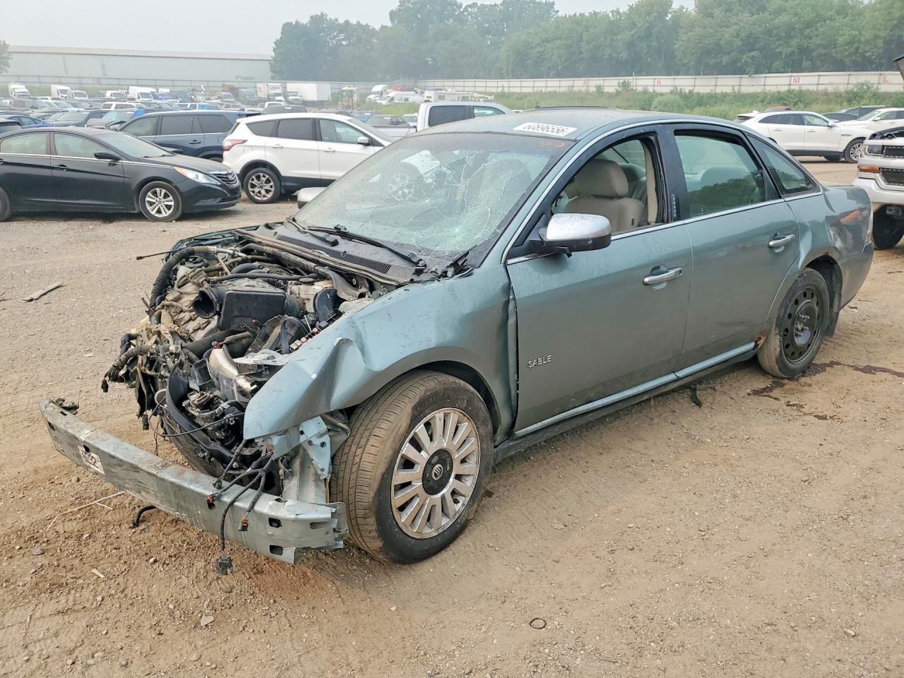2008 Mercury Sable, VIN 1MEHM40W48G603618 — Front end