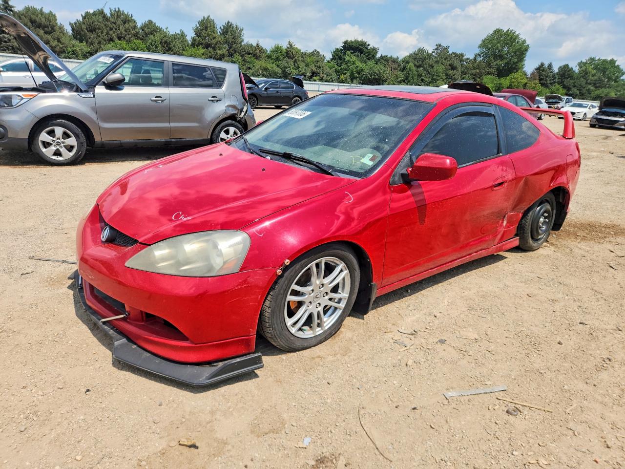 2006 Acura RSX, VIN JH4DC53806S008179 — Rear end