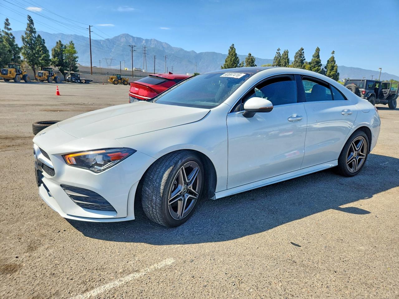 2021 Mercedes-Benz CLA 250, VIN W1K5J4GB1MN181044 — Front end