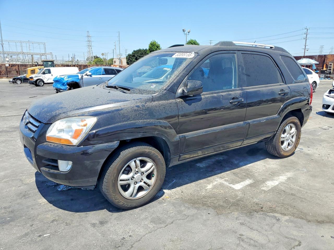 2008 Kia Sportage EX, VIN KNDJF723787493083 — Vandalism