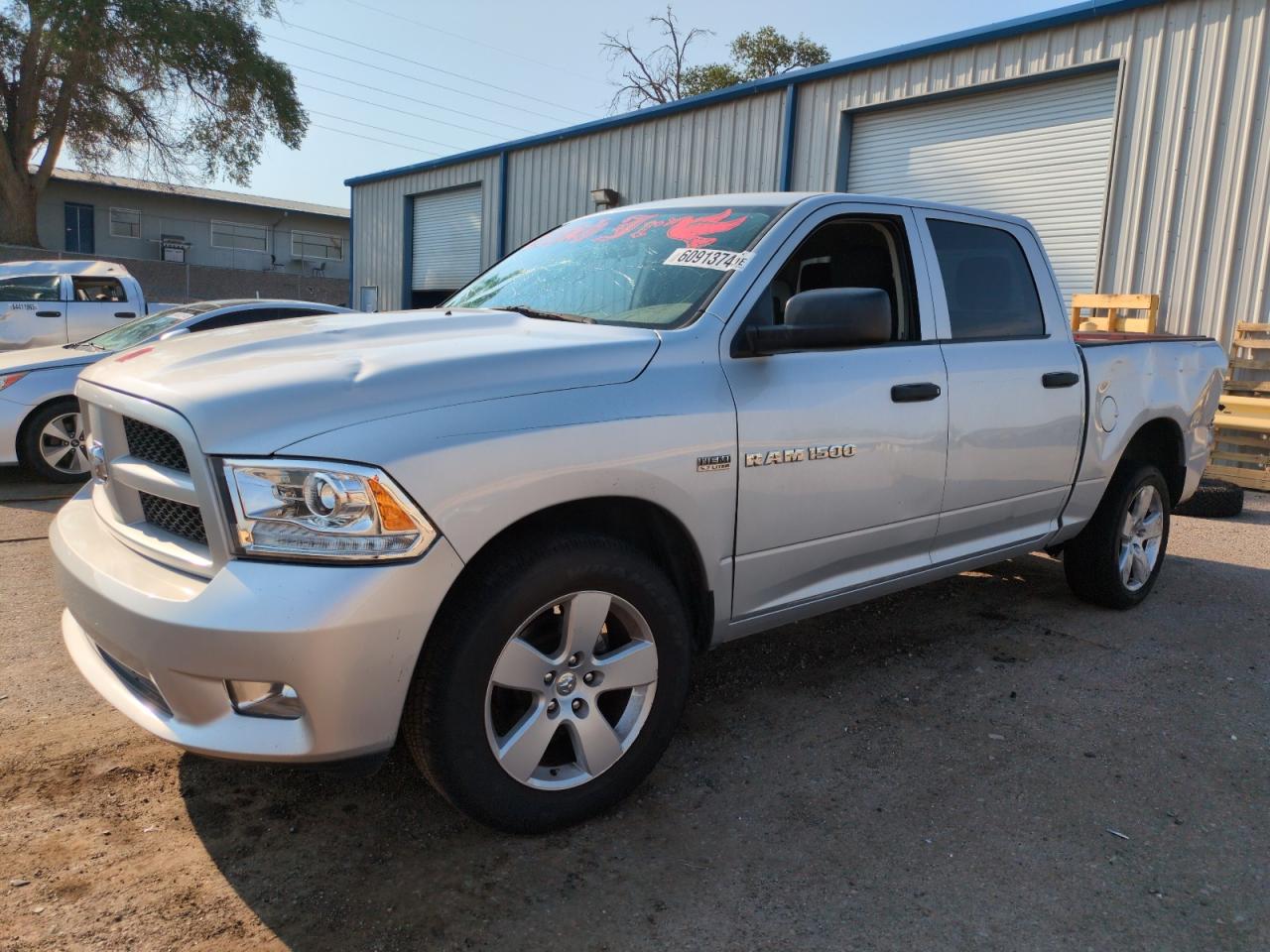 2012 Ram 1500 Express, VIN 1C6RD7KT6CS139710 — Rollover