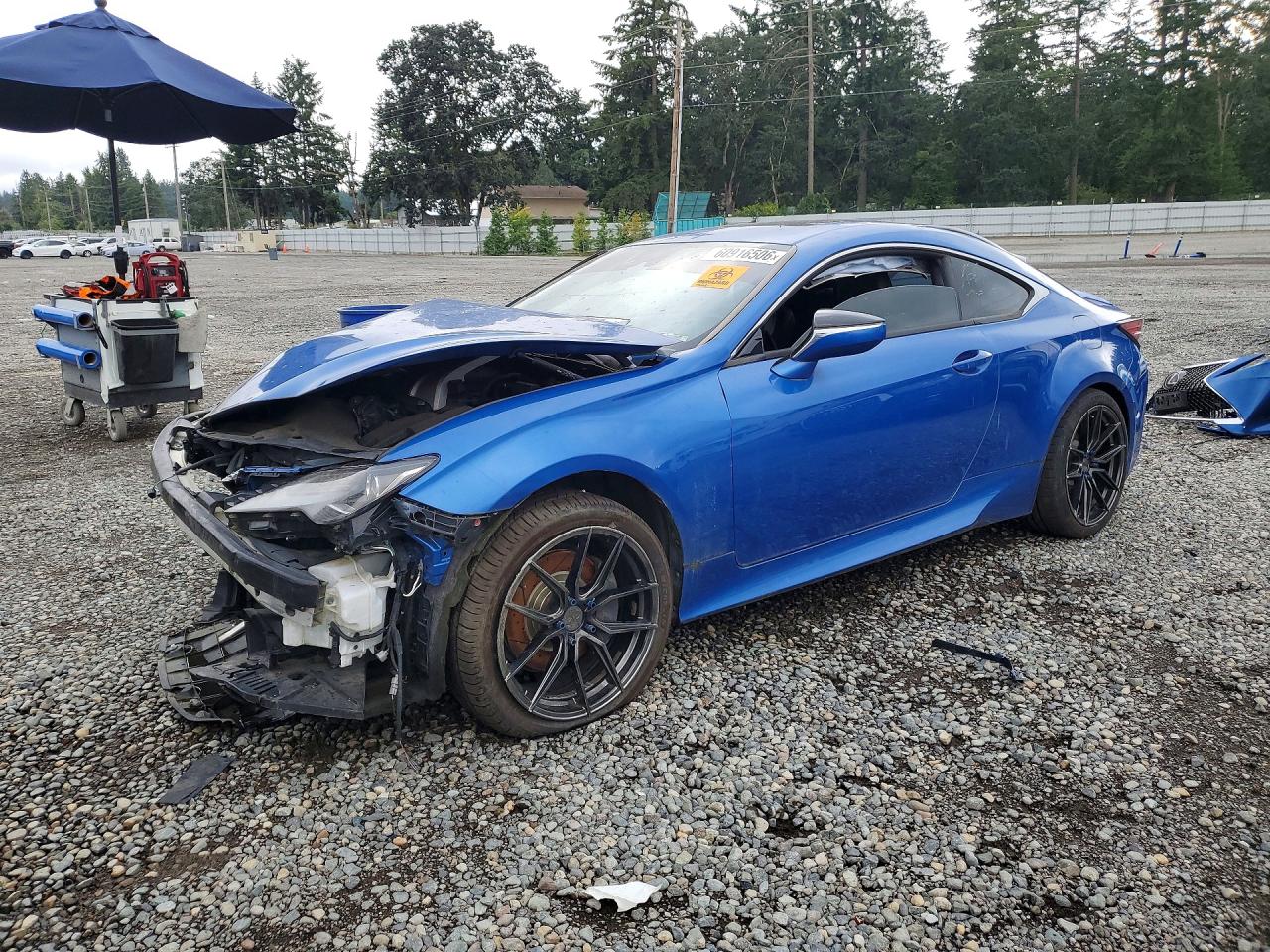 2019 Lexus RC 300, VIN JTHS85BC6K5004855 — Front end