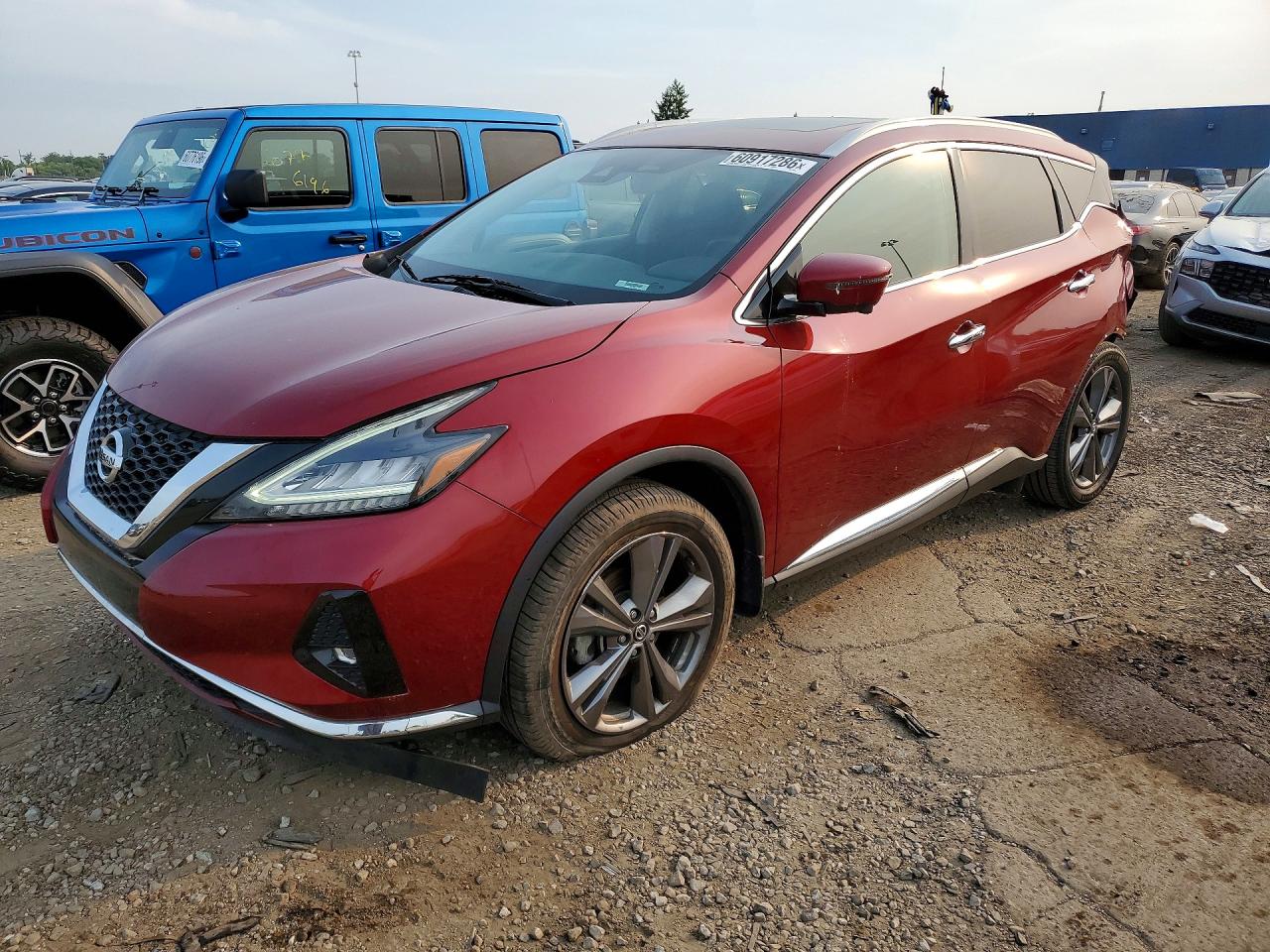 2021 Nissan Murano Platinum, VIN 5N1AZ2DS0MC145914 — Rear end