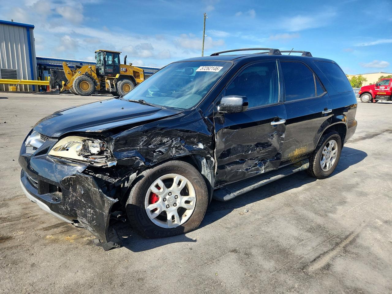 2004 Acura MDX Touring, VIN 2HNYD18854H529401 — Front end
