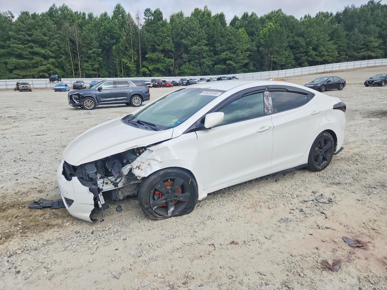 2013 Hyundai Elantra GLS, VIN 5NPDH4AE6DH422035 — Front end