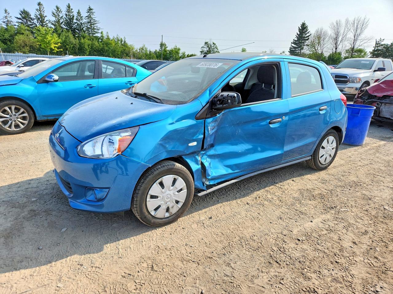 2014 Mitsubishi Mirage DE, VIN ML32A3HJ4EH001636 — Side