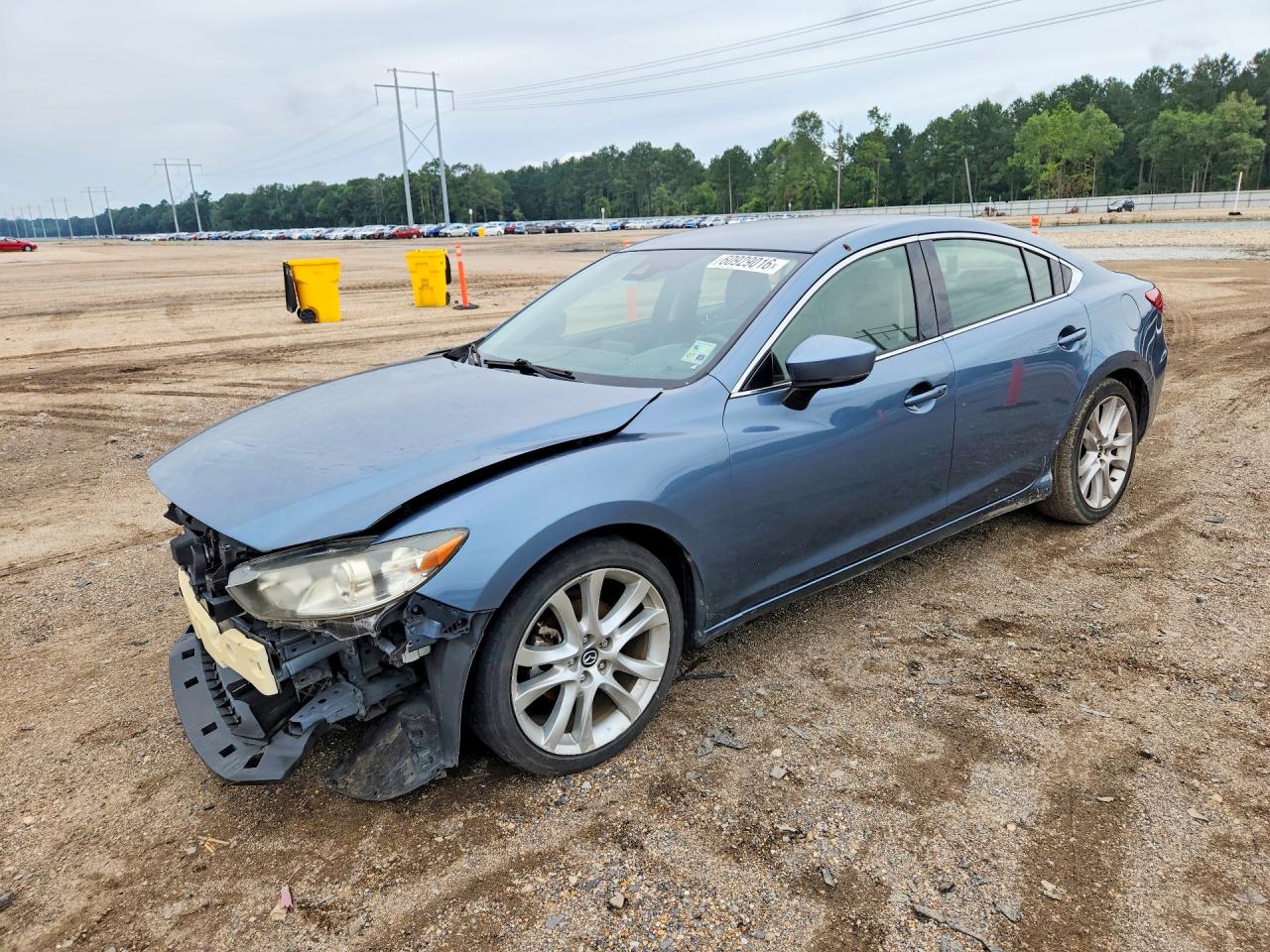 2017 Mazda 6 Touring, VIN JM1GL1V53H1134295 — Front end