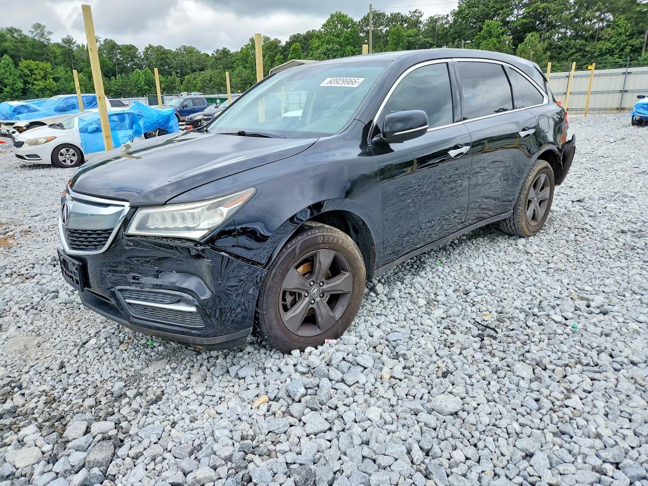 2016 Acura MDX, VIN 5FRYD3H21GB020332 — Rear end