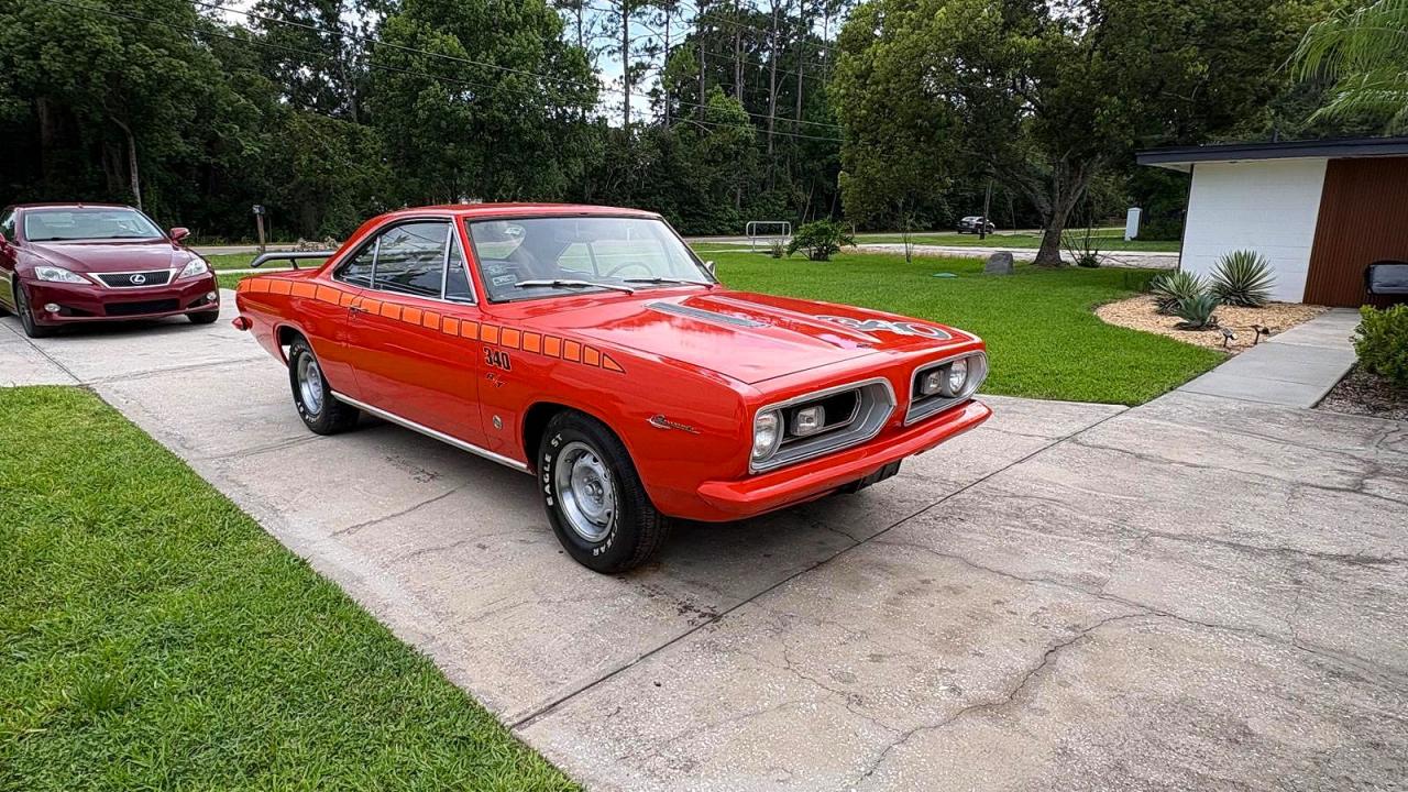 1967 Plymouth BARRACUDA, VIN BH23E72256868 — Minor dents and scratches