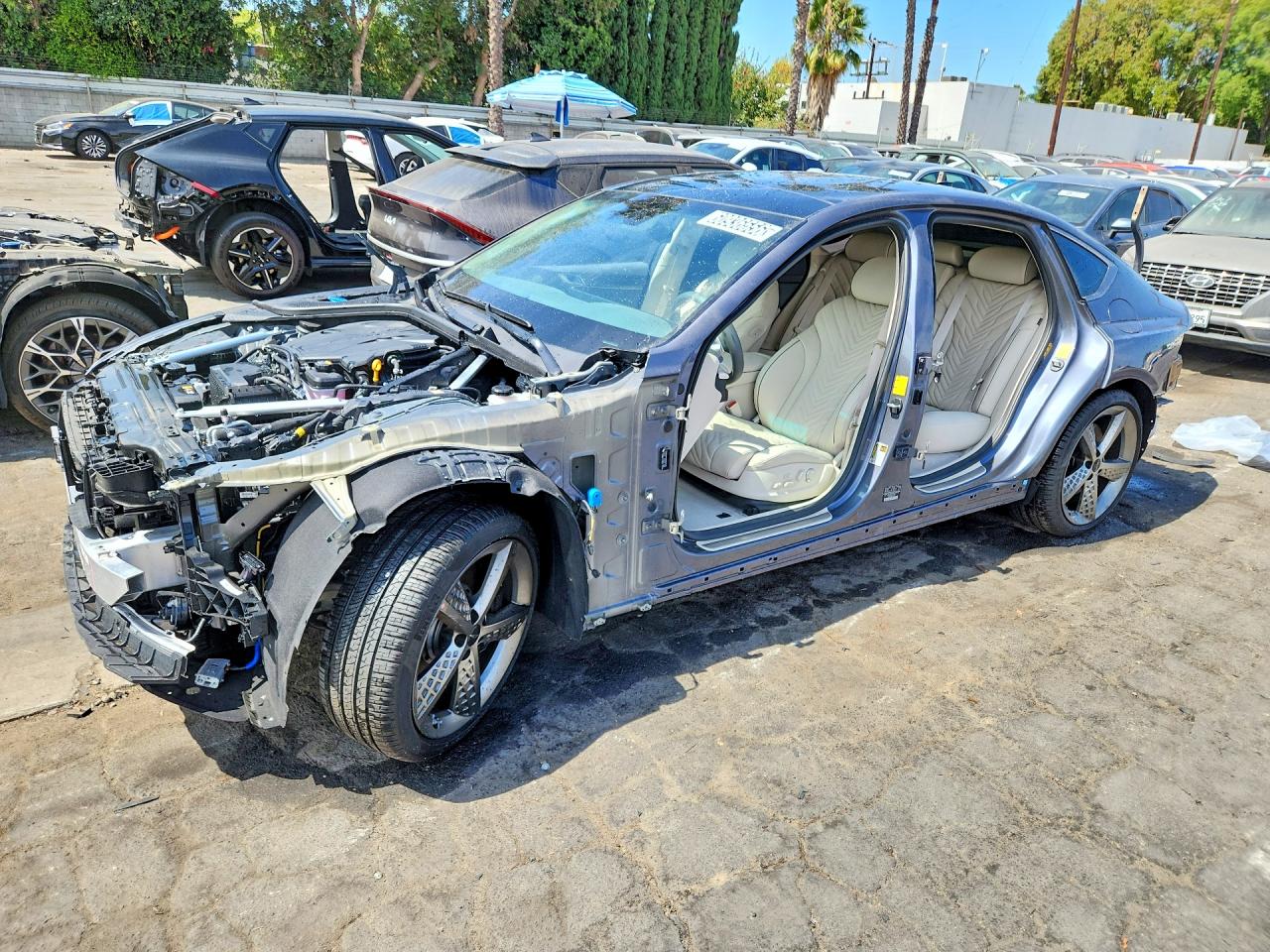 2026 Genesis G80 2.5T Sport Prestige, VIN KMTGC4SC9TU313566 — Undercarriage
