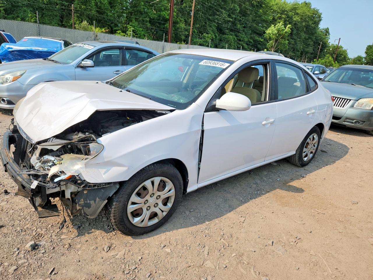 2010 Hyundai Elantra GLS, VIN KMHDU4ADXAU835642 — Front end