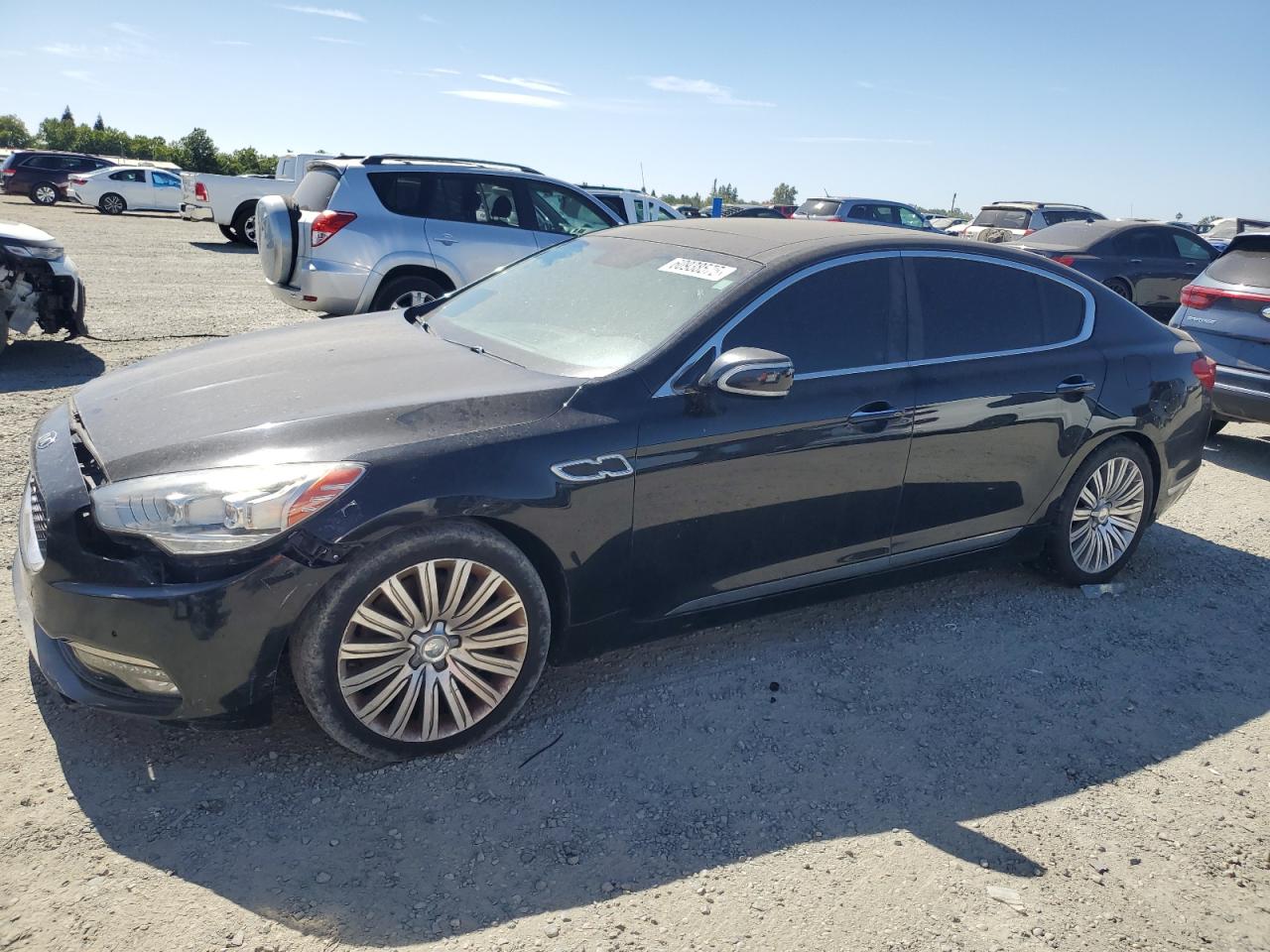 2015 Kia K900 Premium, VIN KNALU4D48F6025639 — Front end