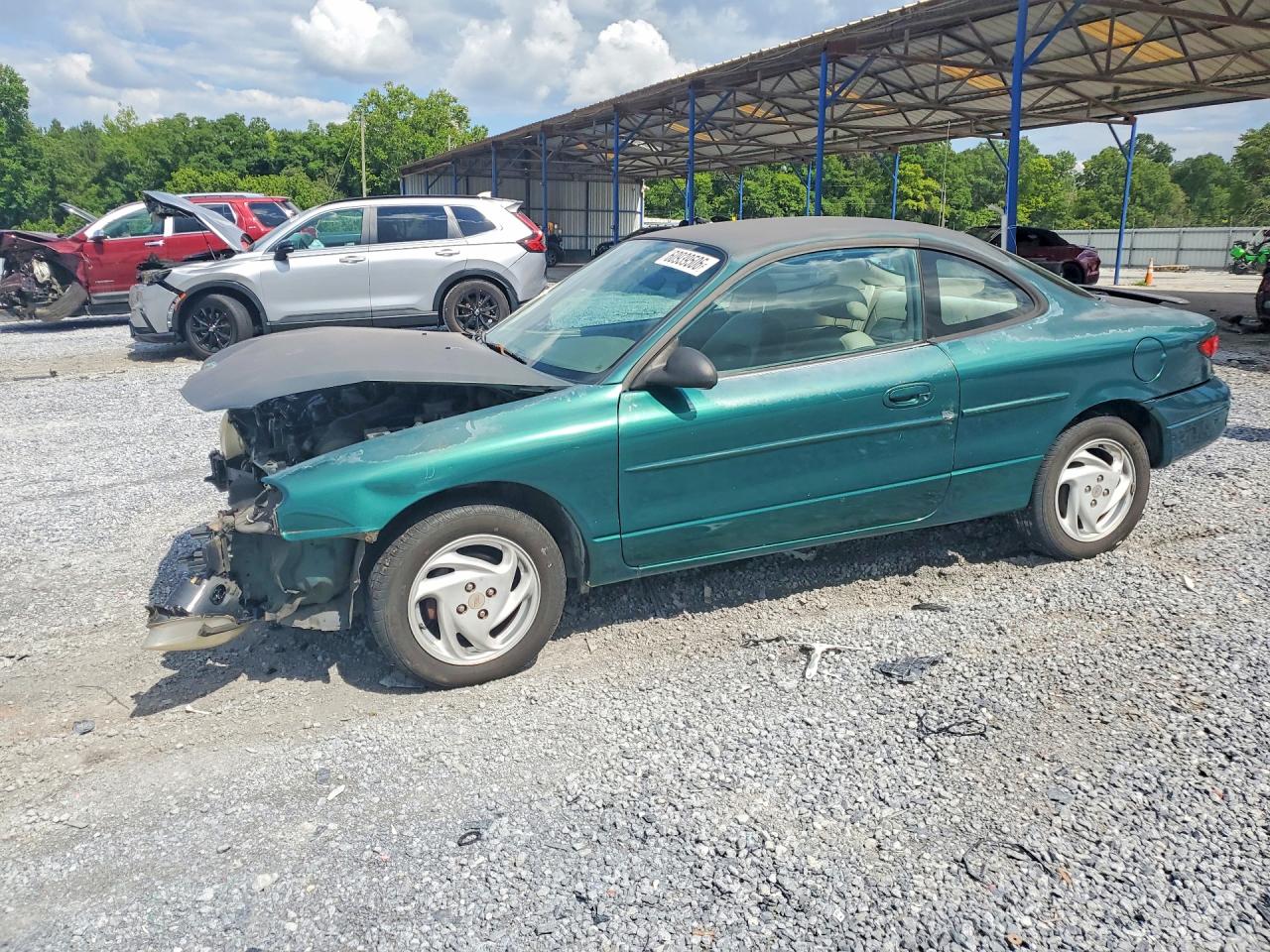 2000 Ford Escort ZX2, VIN 3FAKP1133YR255780 — Front end