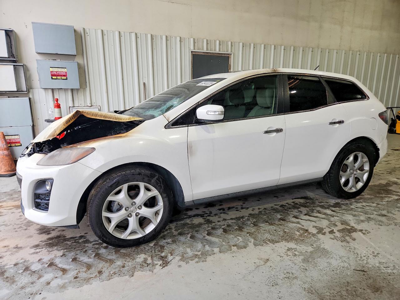 2010 Mazda CX-7 Grand Touring, VIN JM3ER2W33A0329096 — Engine fire