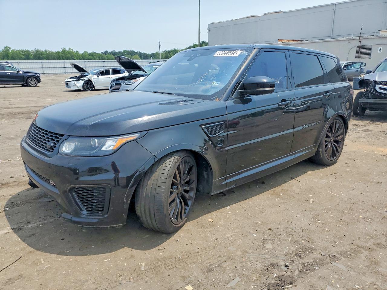 2017 Land Rover Range Rover Sport SVR, VIN SALWZ2FE4HA161433 — Rear end