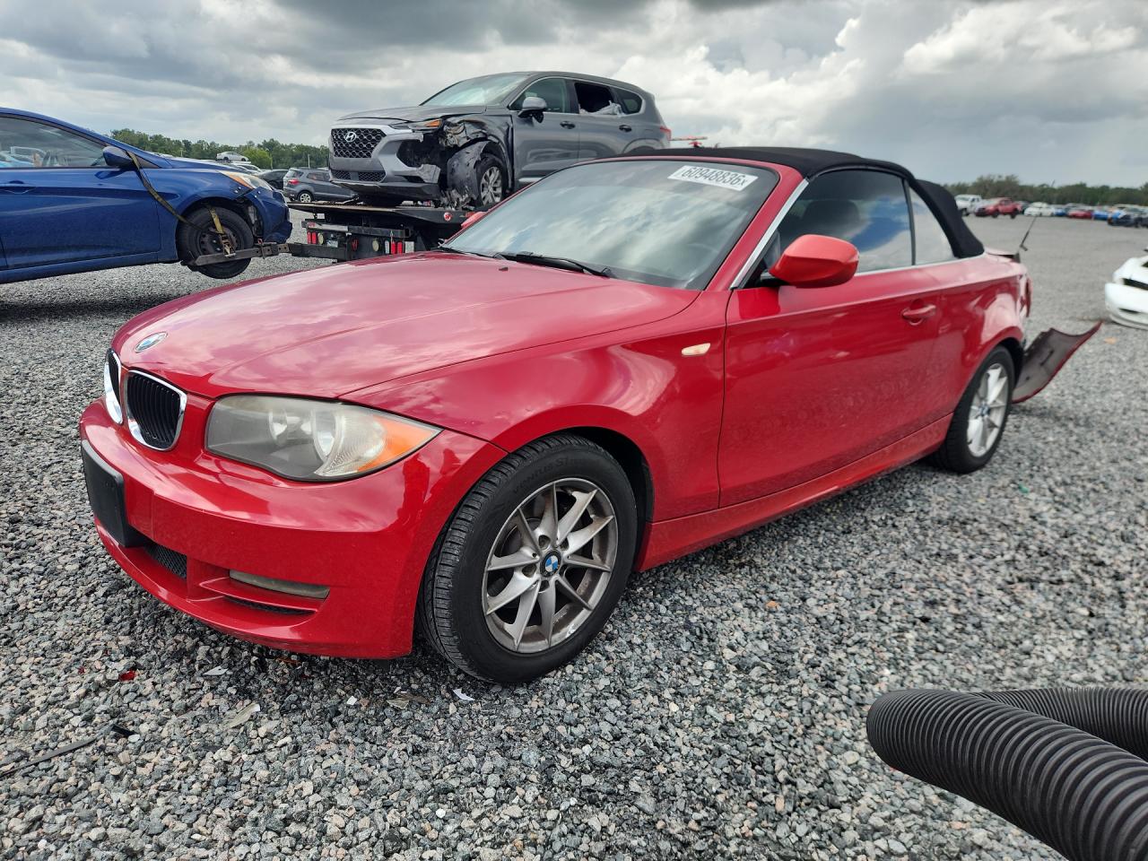 2011 BMW 1 Series 128i, VIN WBAUL7C55BVM78927 — Rear end