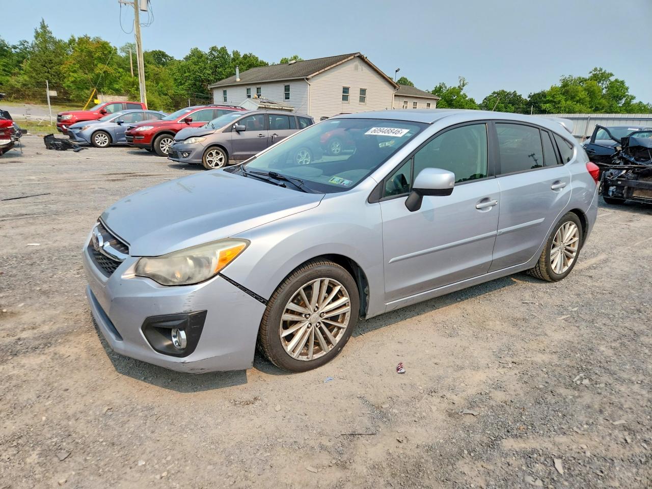 2013 Subaru Impreza Premium, VIN JF1GPAD60DH827251 — Engine fire