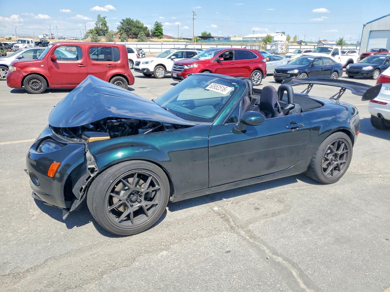 2008 Mazda MX-5 Miata Touring, VIN JM1NC25F280153867 — Front end