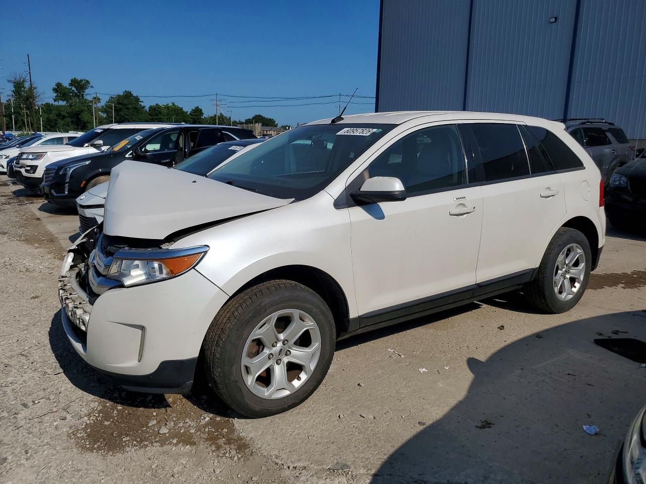 2014 Ford Edge SEL, VIN 2FMDK4JC2EBB51743 — Front end
