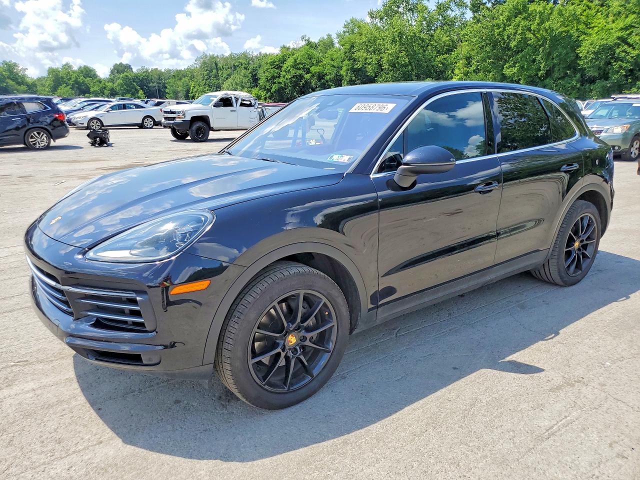 2019 Porsche Cayenne, VIN WP1AA2AY6KDA01097 — Undercarriage