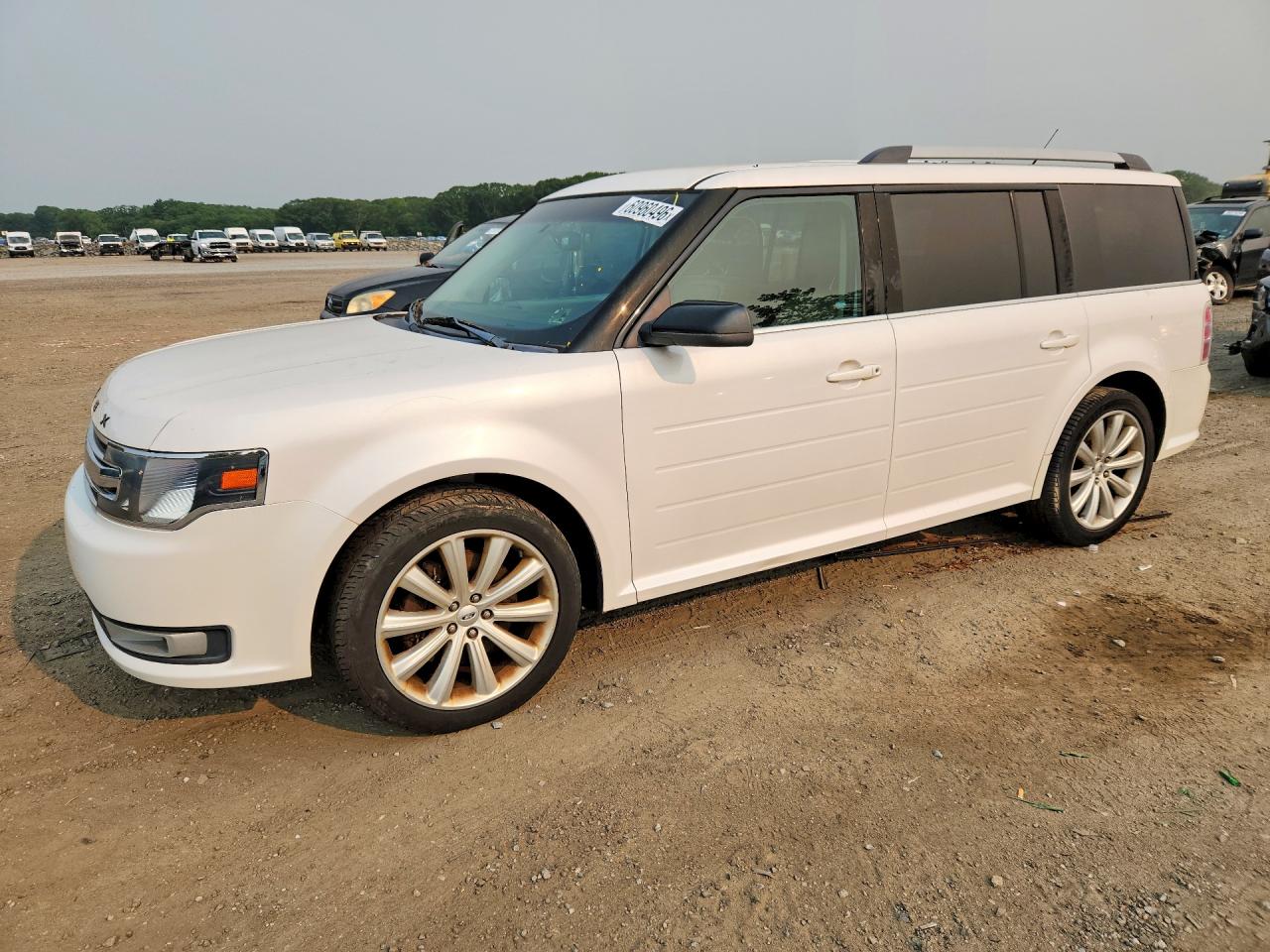2013 Ford Flex SEL, VIN 2FMHK6C86DBD01017 — Rear end