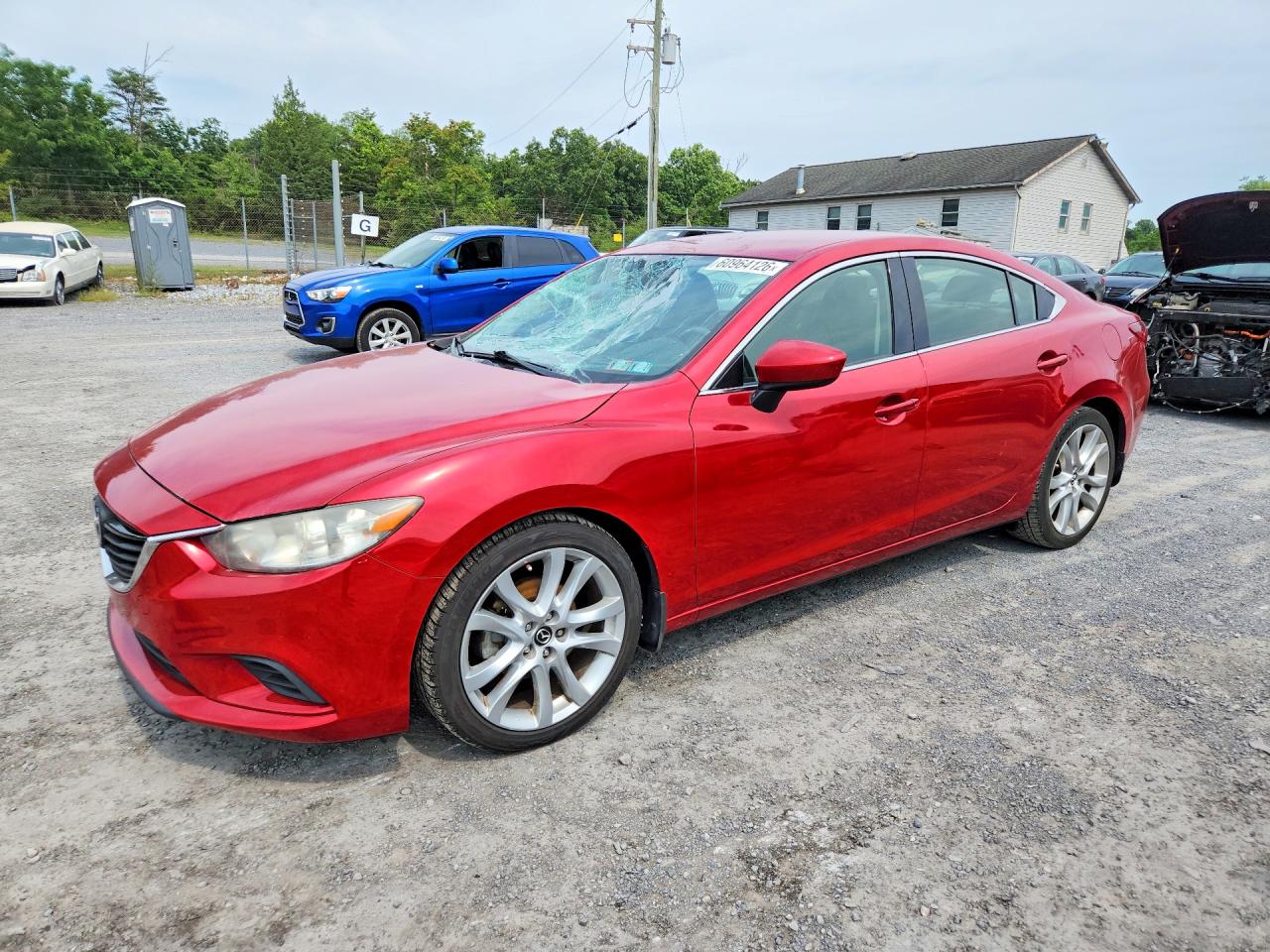 2014 Mazda 6 i Touring, VIN JM1GJ1V69E1147997 — Roof