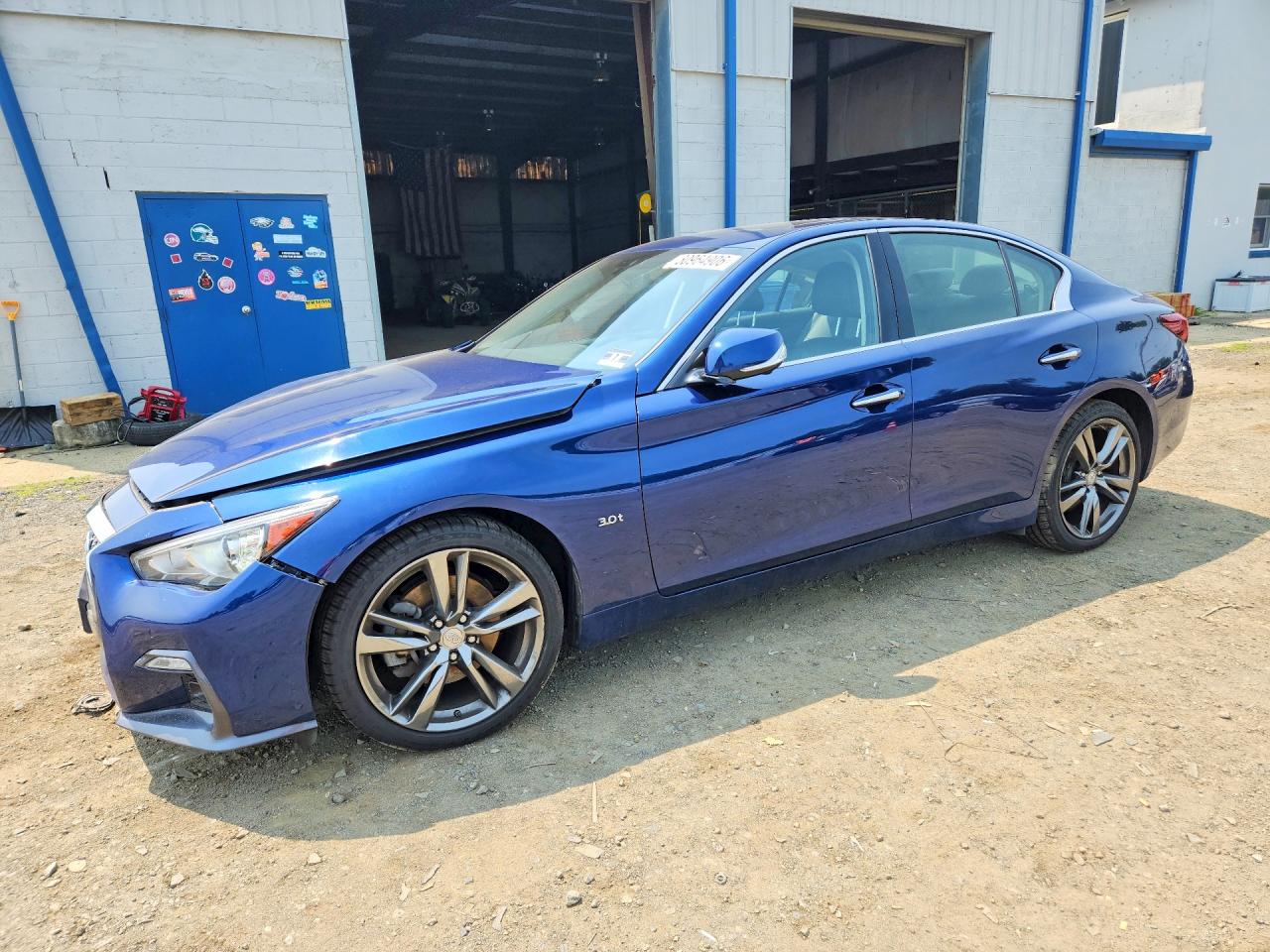 2019 Infiniti Q50 Signature Edition, VIN JN1EV7AR0KM591300 — Front end