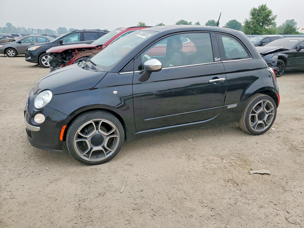 2013 FIAT 500 Gucci, VIN 3C3CFFCR3DT692535 — Rear end