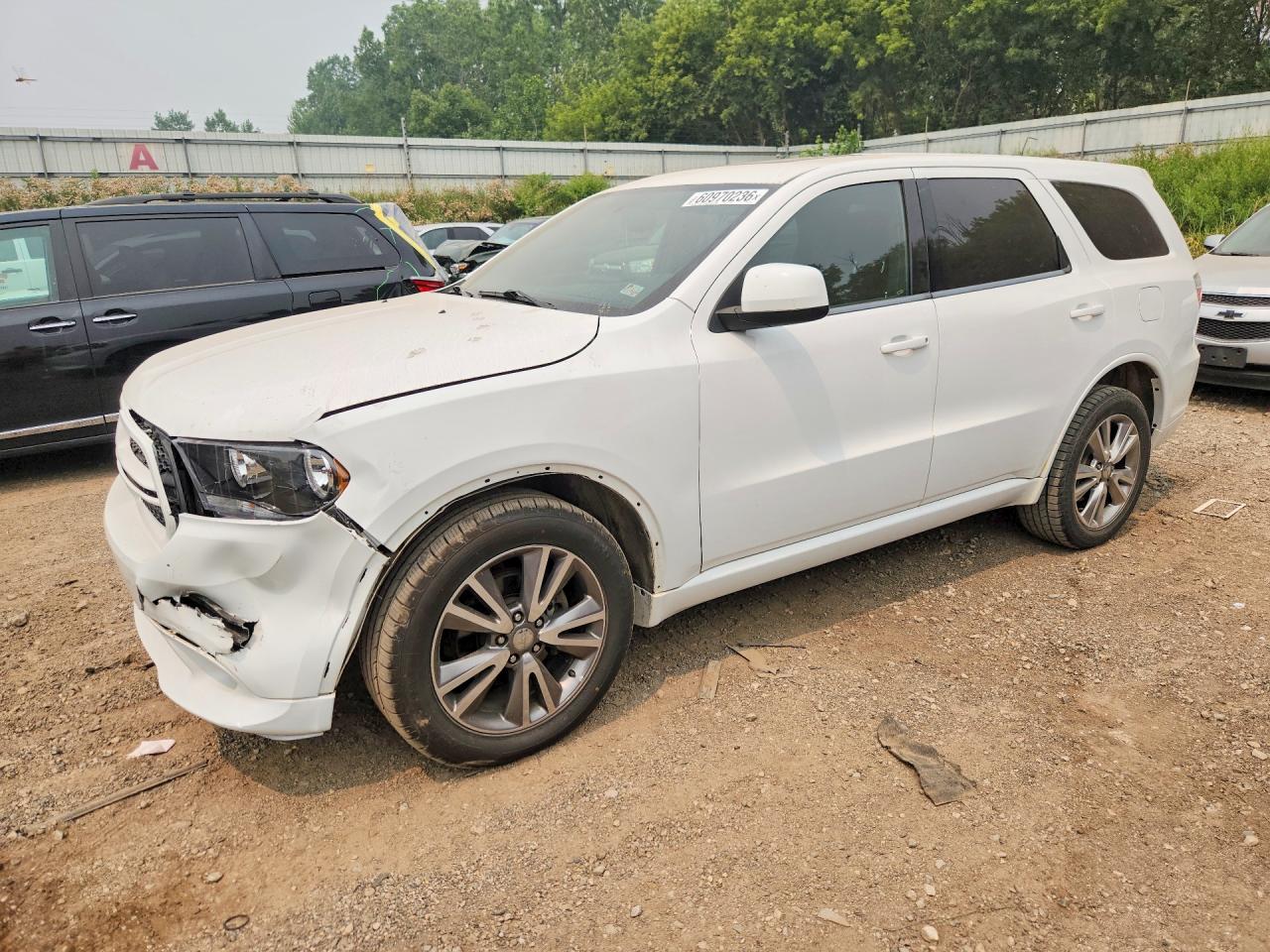 2013 Dodge Durango SXT, VIN 1C4RDJAG7DC653944 — Front end