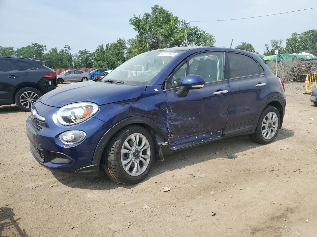 2016 FIAT 500X Easy, VIN ZFBCFXBT4GP474775 — Roof