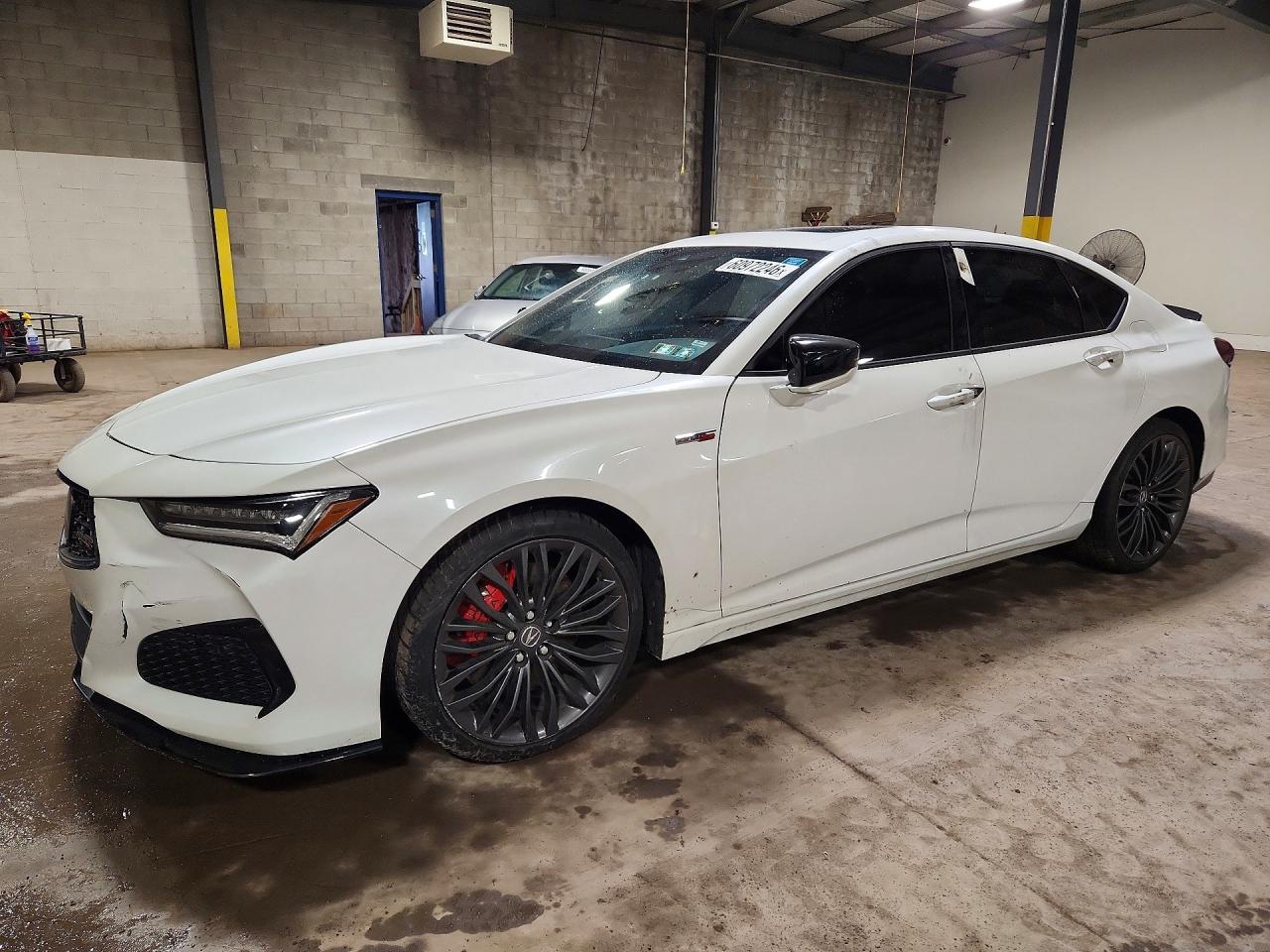 2021 Acura TLX Type S, VIN 19UUB7F08MA001491 — Vandalism