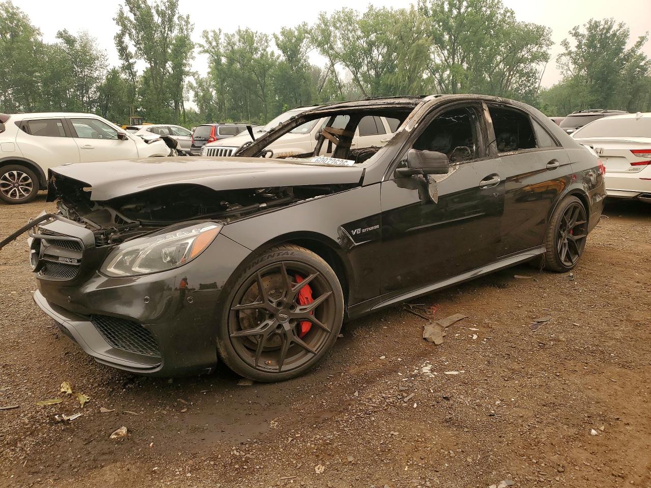 2014 Mercedes-Benz E 63 AMG S-Model, VIN WDDHF7GB1EA896494 — Burn