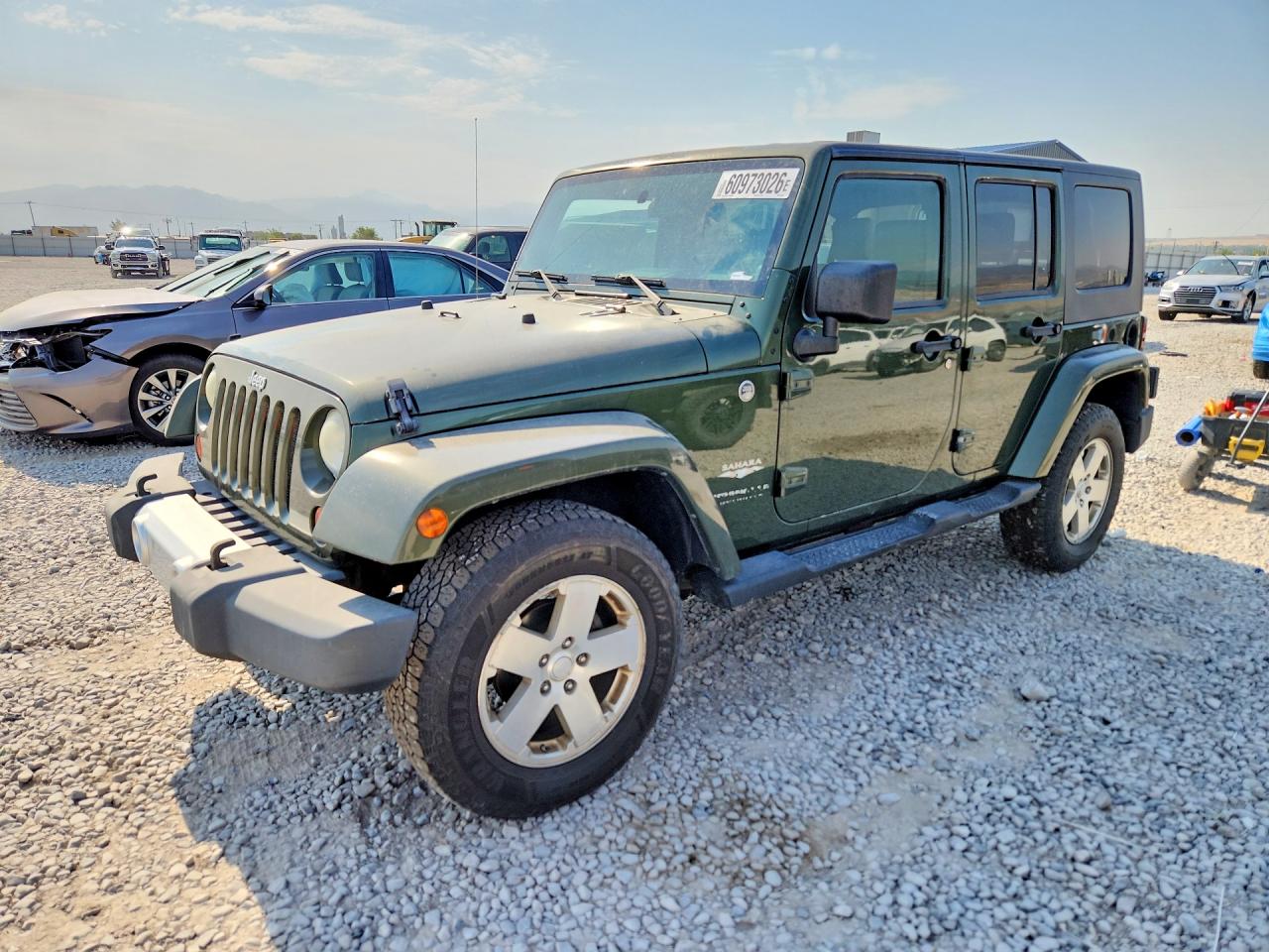 2008 Jeep Wrangler Unlimited Sahara, VIN 1J4GA59178L615878 — Rear end